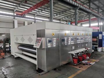 Carton Box Flexo Printing And Die Cutting Machine Auto Roller Transfer